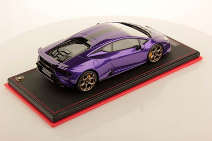 MR Collection 1/18 Lamborghini Huracán Tecnica (Viola Pasifae with Black Livery)