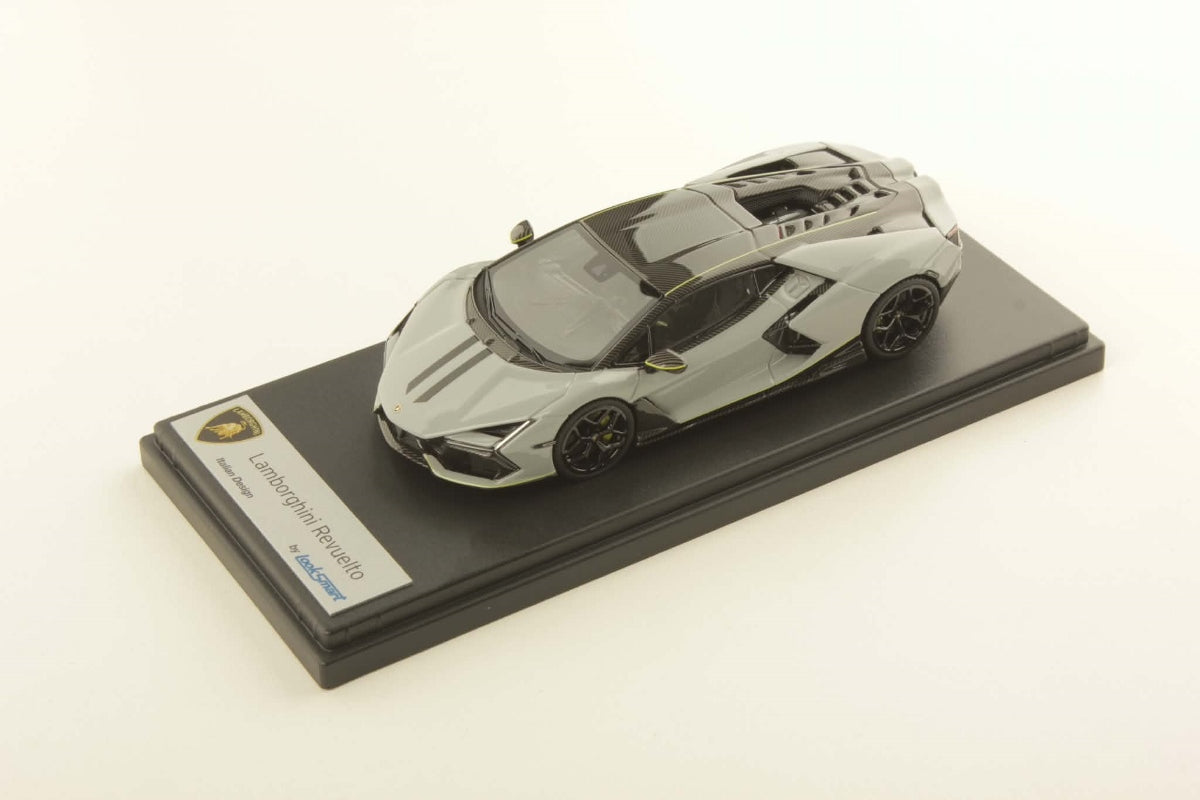 Looksmart 1/43 Lamborghini Revuelto (Grigio Hati w/Verde Scandal Livery)