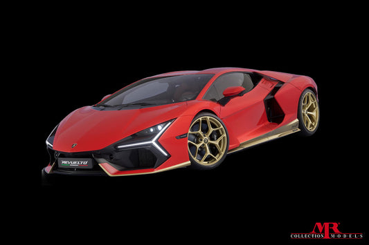 MR Collection 1/18 Lamborghini Revuelto 'Miura 60 Homage' (Rosso Arancio/Gold) PRE-ORDER