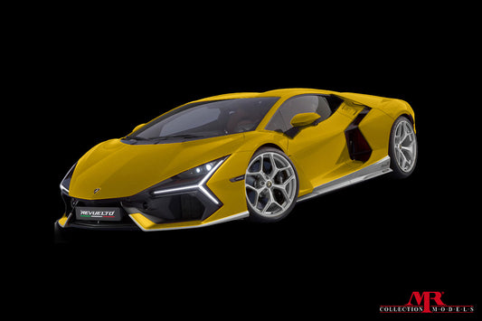 MR Collection 1/18 Lamborghini Revuelto 'Miura 60 Homage' (Giallo/Silver) PRE-ORDER