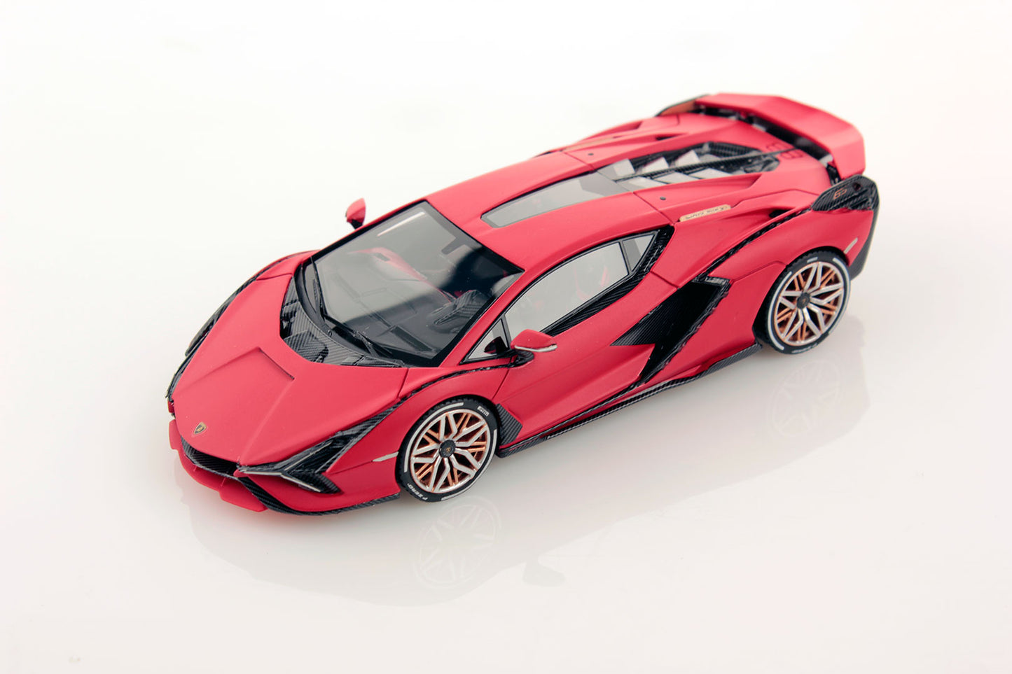 Looksmart 1/43 Lamborghini Sian FKP 37 (Rosso Mimir Matt)