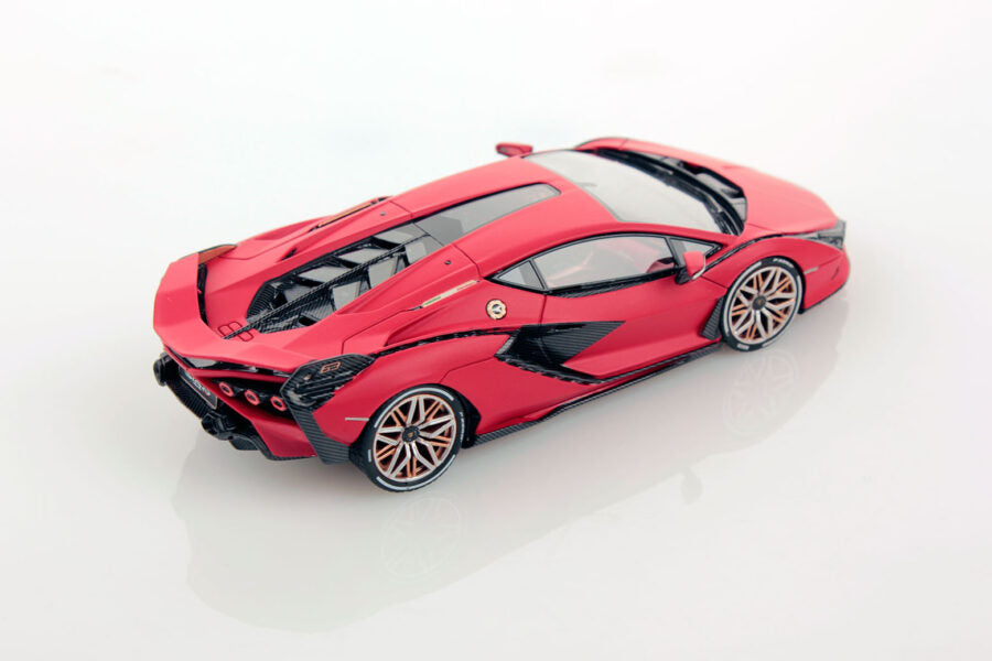 Looksmart 1/43 Lamborghini Sian FKP 37 (Rosso Mimir Matt)