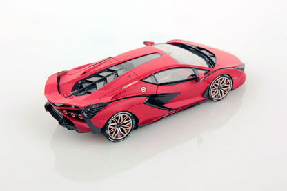 Looksmart 1/43 Lamborghini Sian FKP 37 (Rosso Mimir Matt)