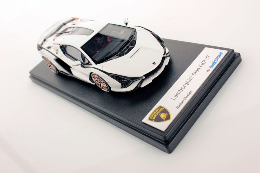 Looksmart 1/43 Lamborghini Sian FKP 37 (Bianco Monocerus)