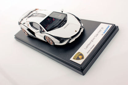 Looksmart 1/43 Lamborghini Sian FKP 37 (Bianco Monocerus)