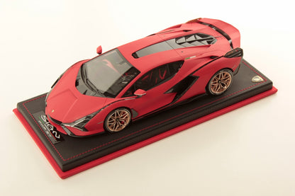 MR Collection 1/18 Lamborghini Sian FKP 37 (Rosso Mimir Matt)