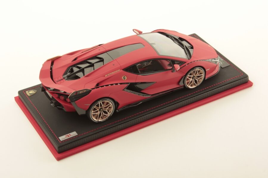 MR Collection 1/18 Lamborghini Sian FKP 37 (Rosso Mimir Matt)