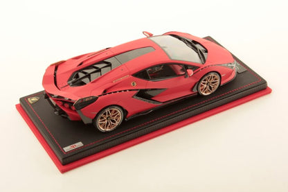 MR Collection 1/18 Lamborghini Sian FKP 37 (Rosso Mimir Matt)