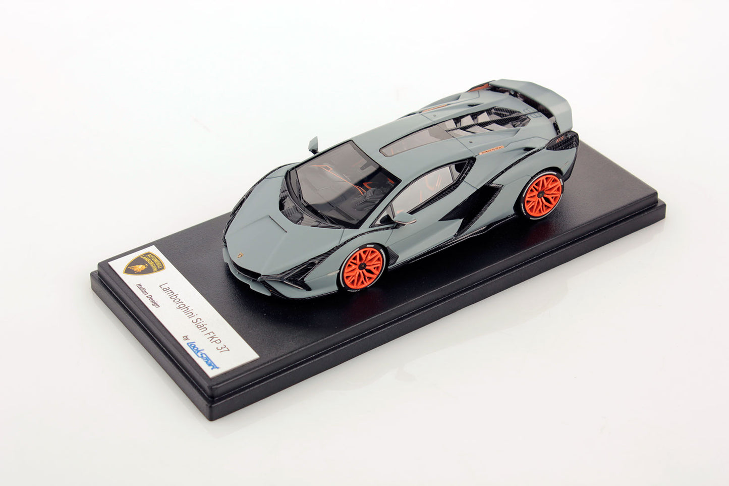 Looksmart 1/43 Lamborghini Sian FKP 37 (Grigio Egoista Matt)