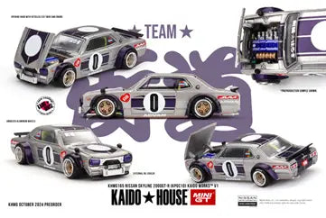 Kaido House x Mini GT 1/64 Nissan Skyline 2000GT-R Kaido Works V1