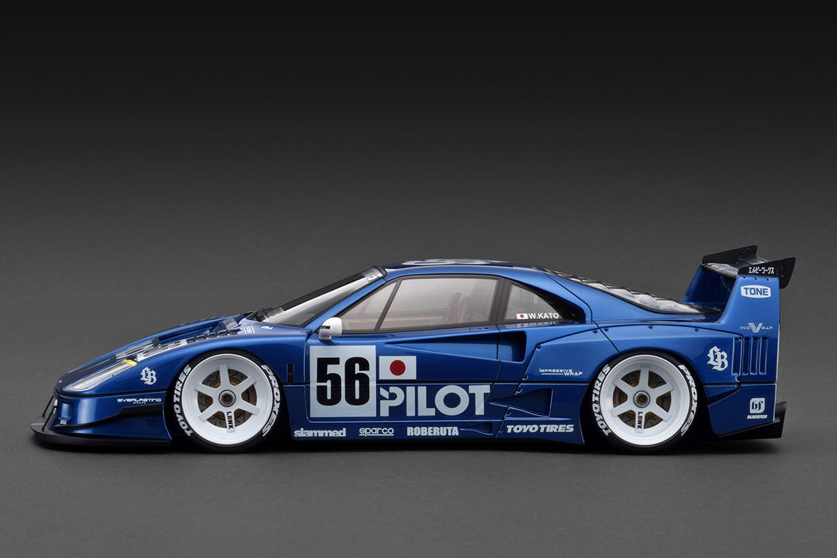 IG3753 Ferrari LB-WORKS 40 Blue Metallic 1/18 Ignition Model
