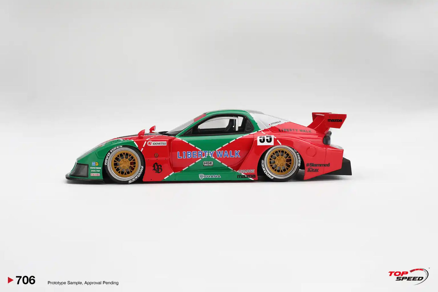 TopSpeed 1/18 Mazda RX-7 LB Super Silhouette 787 (PRE-ORDER)