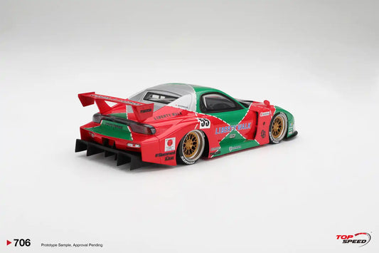 TopSpeed 1/18 Mazda RX-7 LB Super Silhouette 787 (Mid-Sept Arrival)