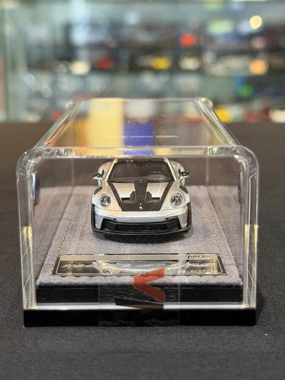 VMB 1/64 Porsche 911 GT3RS (992) Metallic Silver 2026 HEC