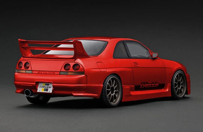 IG3132 GReddy Nissan Skyline GT-R (BCNR33) Red Metallic 1/18 Ignition Model