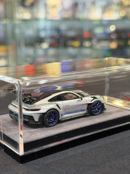 VMB 1/64 Porsche 911 GT3RS (992) Metallic Silver 2026 HEC