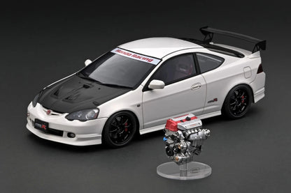 IG3324 Honda Integra/RSX (DC5) TYPE R White w/K20A Engine 1/18 Ignition Model