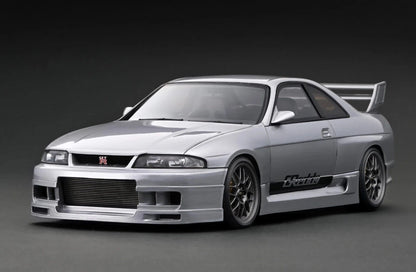 IG3131 GReddy Nissan Skyline GT-R (BCNR33) Silver 1/18 Ignition Model