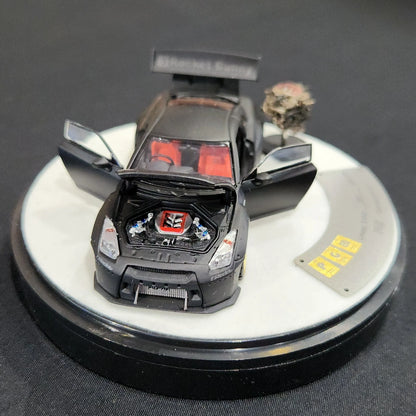 PGM 1/64 Nissan R35 Rocket Bunny (Overseas Edition) Matt Black