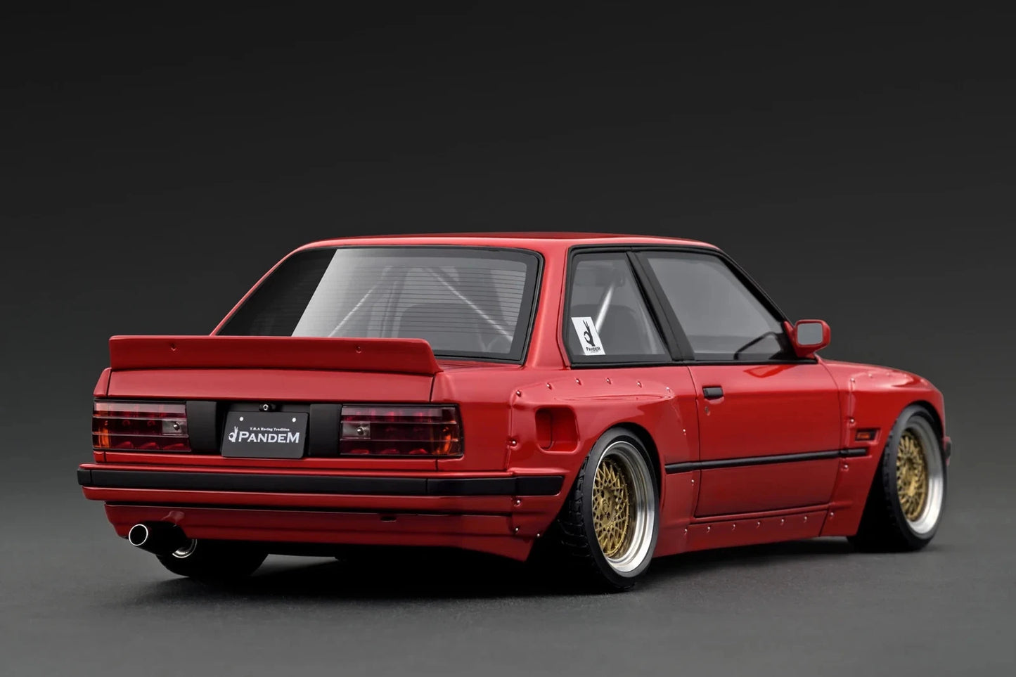IG3713 PANDEM BMW E30 3 Series (Red) 1/18 Ignition Model