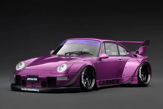 IG3623 Porsche RWB 993 Purple Metallic 1/18 Ignition Model