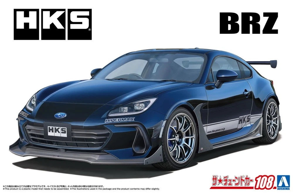 Aoshima 1/24 Subaru BRZ ZD8 Tuned Car #108 HKS TYPE-S
