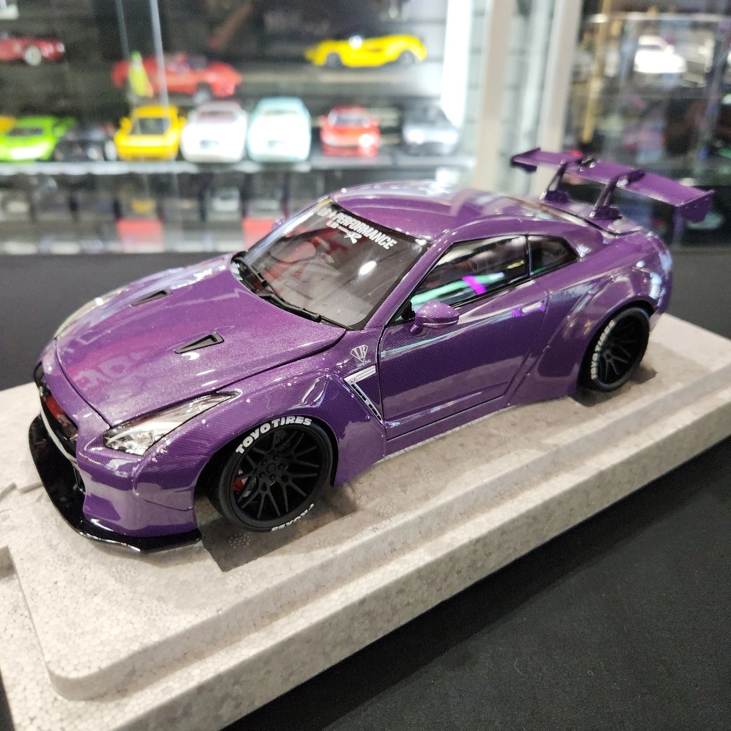 Nissan GT-R LBWK R35 Type I - Purple Carbon - Hobby Expo China