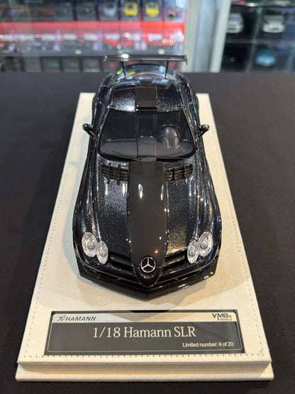 VMB Model 1/18 Hamann Mercedes Benz McLaren SLR (Metallic Black)