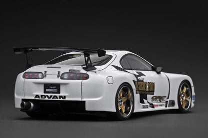 IG3744 TOP SECRET GT300 Toyota Supra (A80) White 1/18 Ignition Model