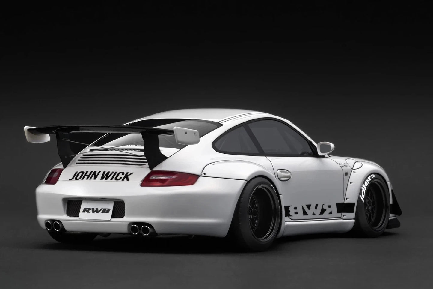 IG3779 Porsche RWB 997 GT3 White 'JOHN WICK' 1/18 Ignition Model
