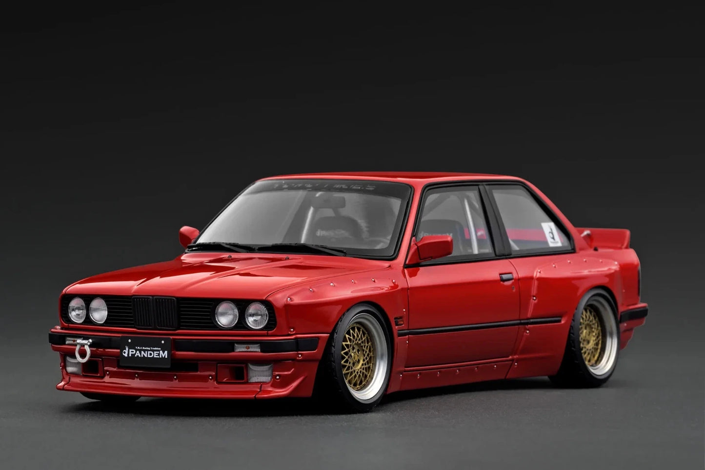 IG3713 PANDEM BMW E30 3 Series (Red) 1/18 Ignition Model
