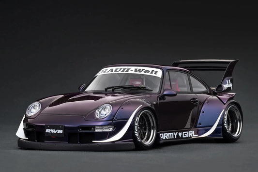 IG3739 Porsche RWB 993 (Purple Metallic) 1/18 Ignition Model