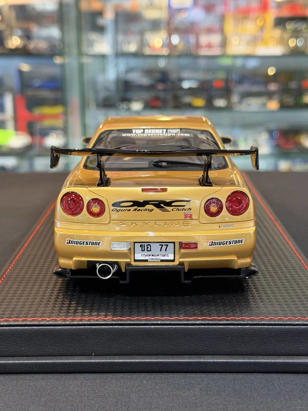 TOP SECRET 1/18 Nissan Skyline GT-R (R34) 'Beerbaiyoke' Thailand - Limited 250