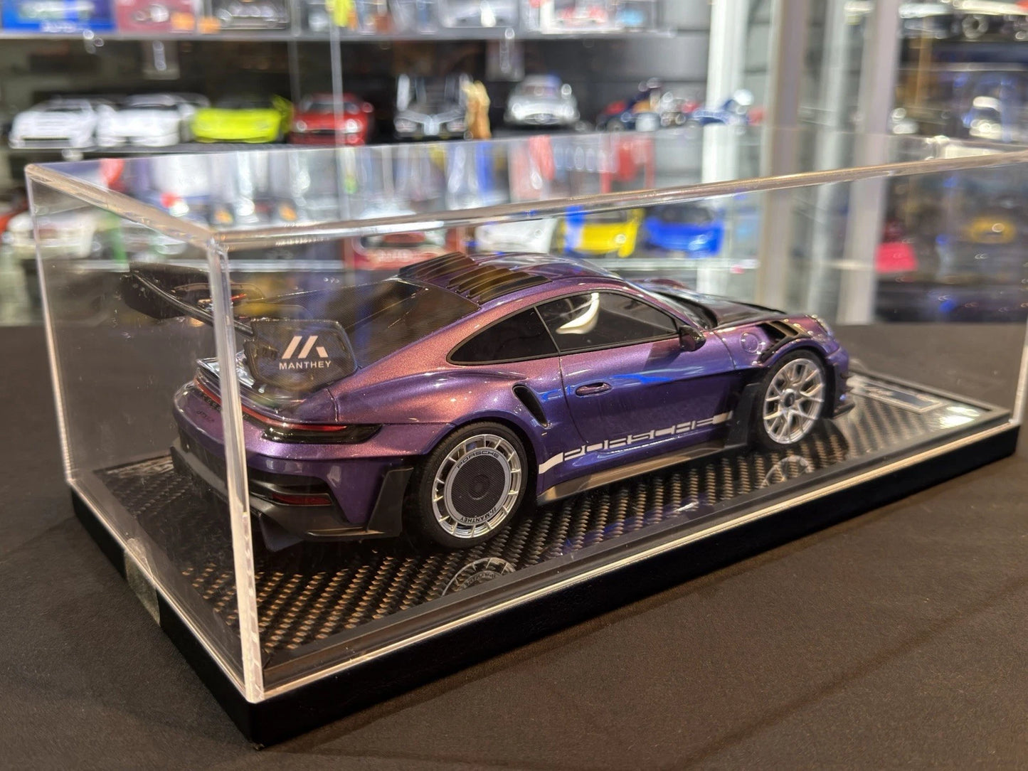 VIP Scale Models 1/18 Porsche 911 GT3RS Manthey Racing (992) Purple Metallic