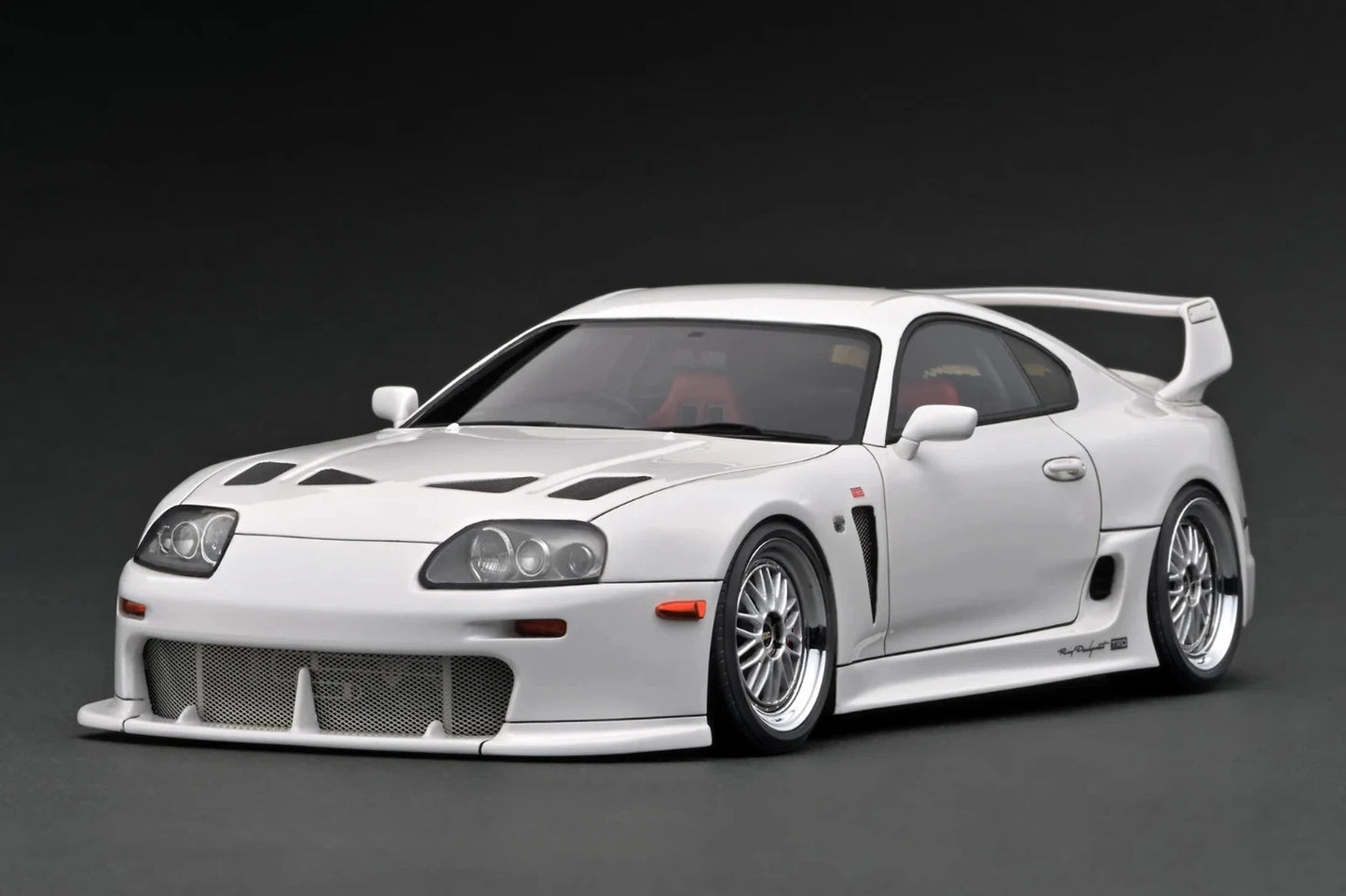 IG3597 Toyota Supra (A80) TRD 3000GT White 1/18 Ignition Model