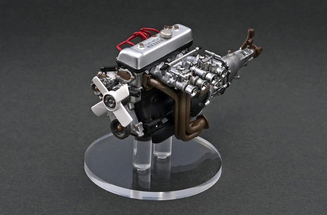IG2708 DATSUN Fairlady 2000 (SR311) White w/U20 Engine 1/18 Ignition Model
