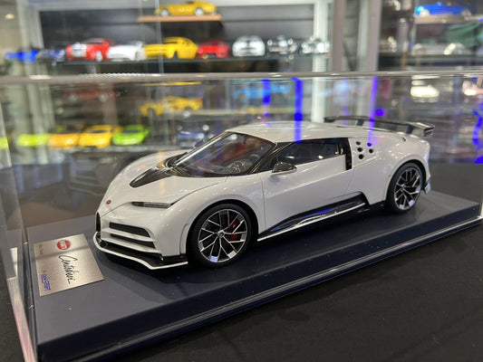 Looksmart 1/18 Bugatti Centodieci (Quartz White)