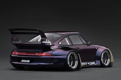 IG3739 Porsche RWB 993 (Purple Metallic) 1/18 Ignition Model
