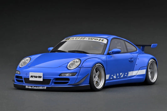 IG3256 Porsche RWB 997 Blue 1/18 Ignition Model