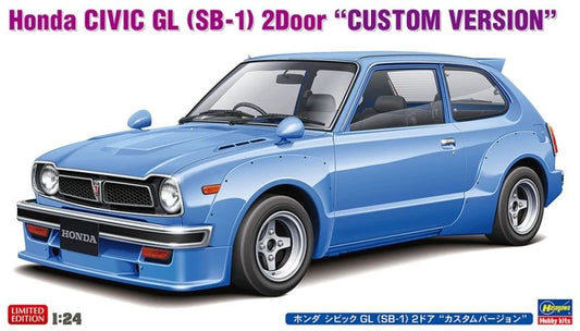 Hasegawa 1/24 Honda Civic GL (SB-1) 2Door Custom Ver.
