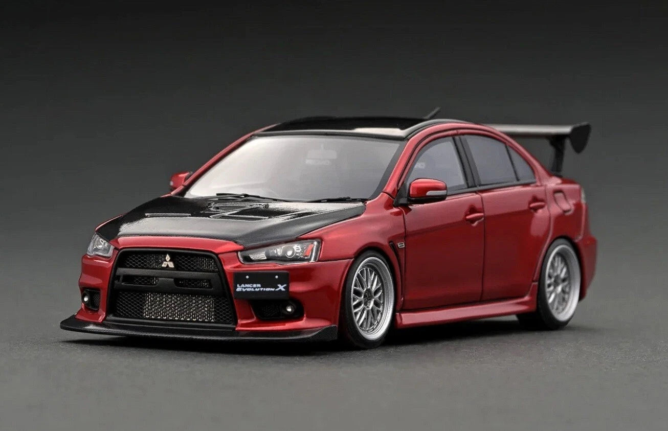 IG2569 Mitsubishi Lancer Evolution X (CZ4A) Red Metallic 1/43 Ignition Model