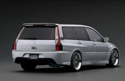 IG2769 Mitsubishi Lancer Evolution Wagon (CT9W) Silver w/4G63 Engine 1/18 Ignition Model