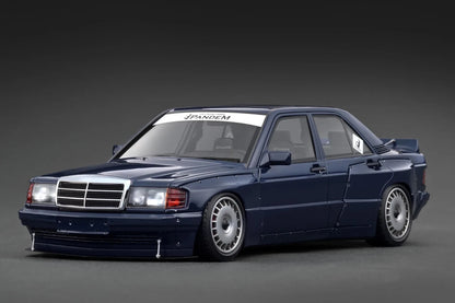 IG3773 PANDEM Mercedes Benz 190E (Blue/Black) 1/18 Ignition Model