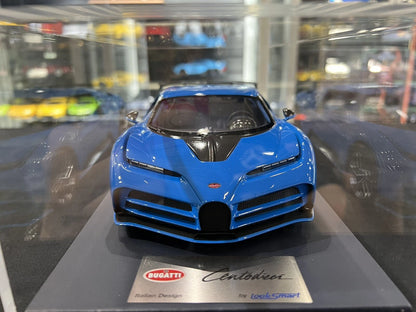 Looksmart 1/18 Bugatti Centodieci (Agile Bleu)
