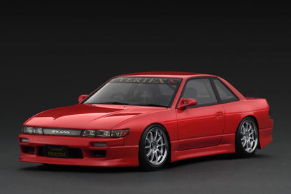 IG3584 VERTEX Nissan S13 Silvia Red 1/18 Ignition Model