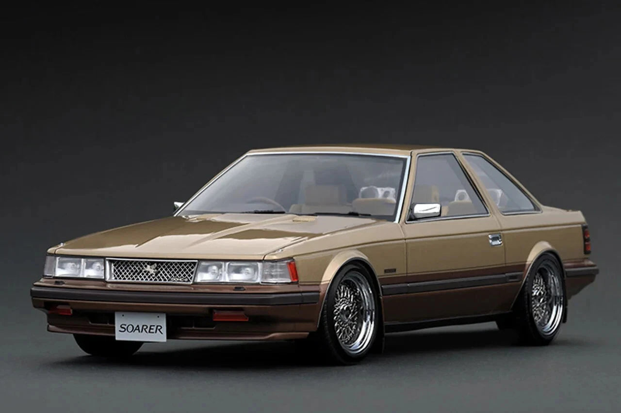 IG3702 Toyota Soarer 2800GT Extra (Z10) Gold/Brown 1/18 Ignition Model