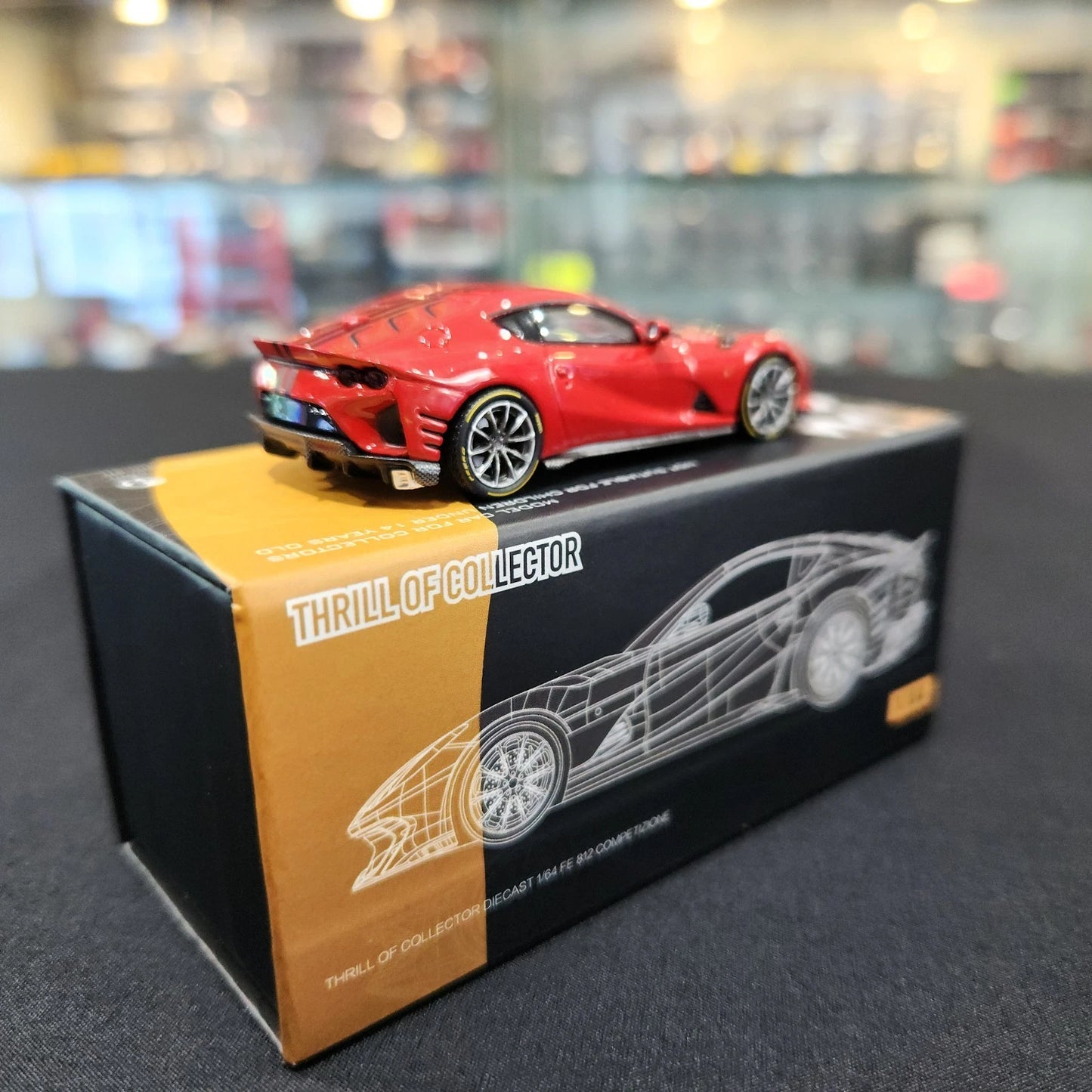 TOC 1/64 Ferrari 812 Competizione (Rosso Corsa)