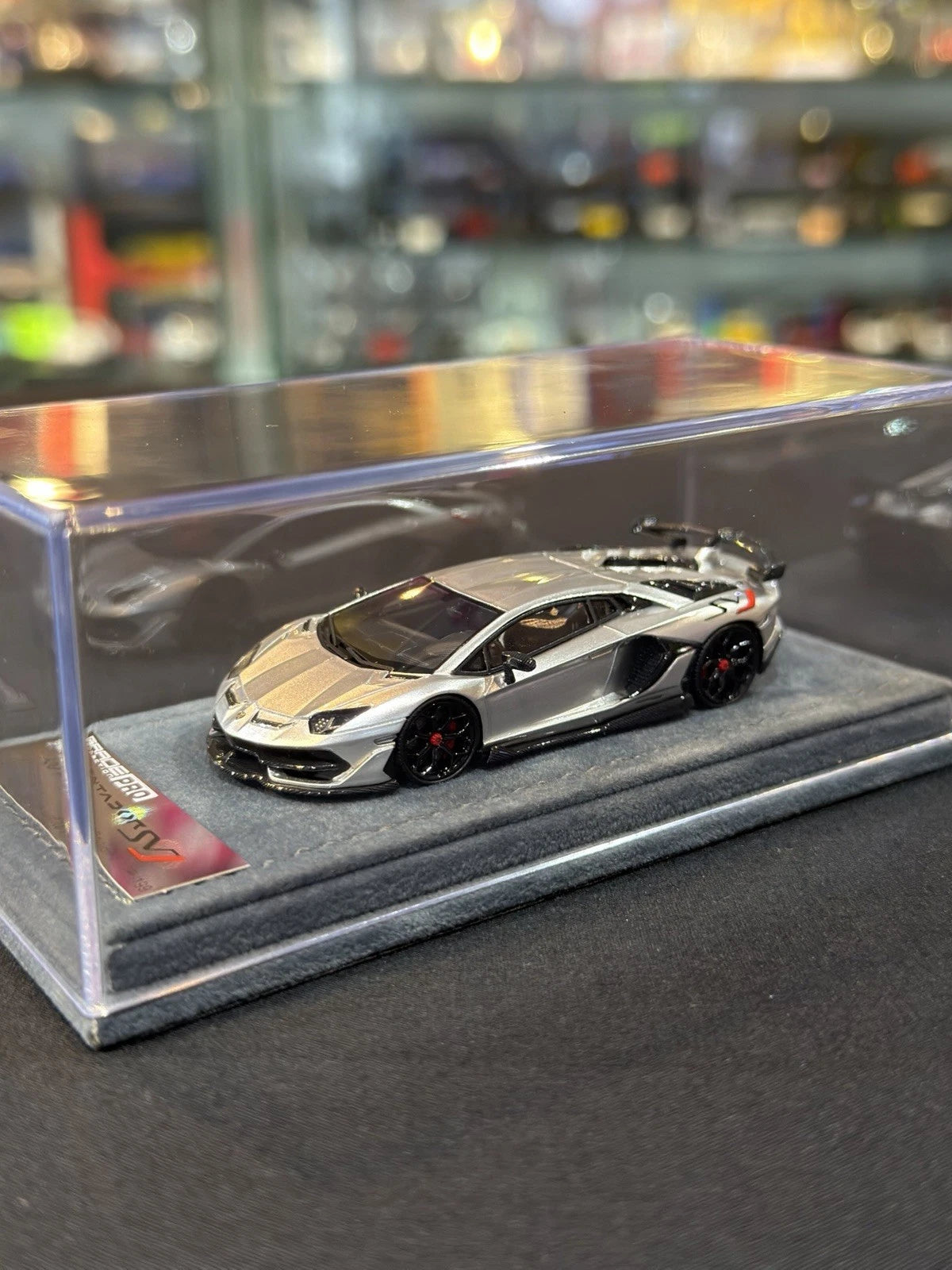 GradePro 1/64 Lamborghini Aventador SVJ (Silver)