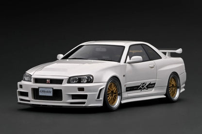 IG3227 Nissan Skyline GT-R 'GReddy' (BNR34) White 1/18 Ignition Model