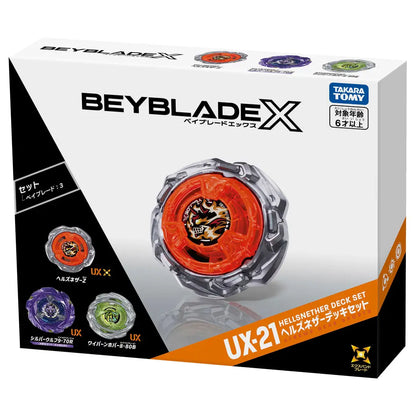 Beyblade X (UX-21) Hellsnether Deck Set